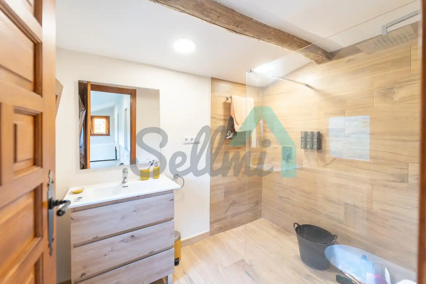 Bathroom of Houses for rent in Mieres (Asturias)  with Heating, Private garden and Parquet flooring