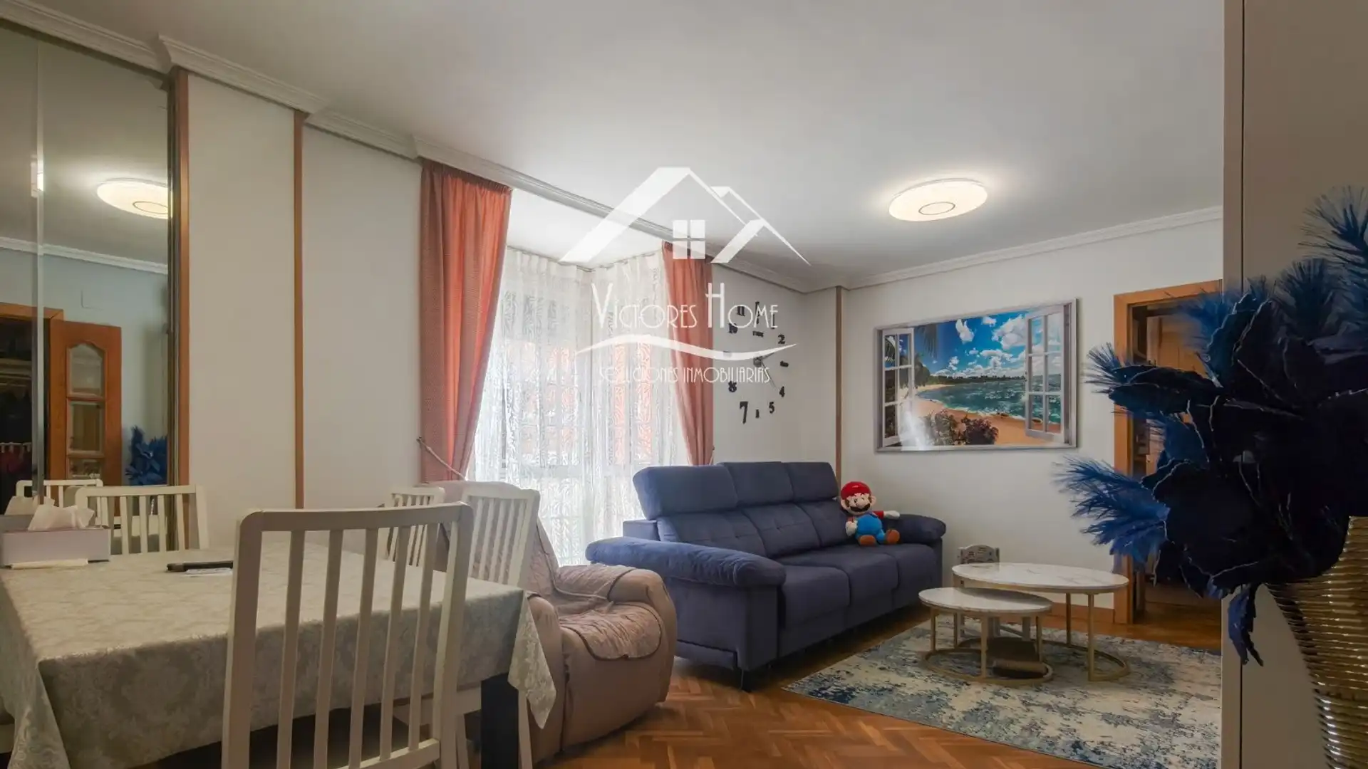 Sala de estar de Piso en venta en  Madrid Capital con Aire acondicionado, Calefacción y Terraza