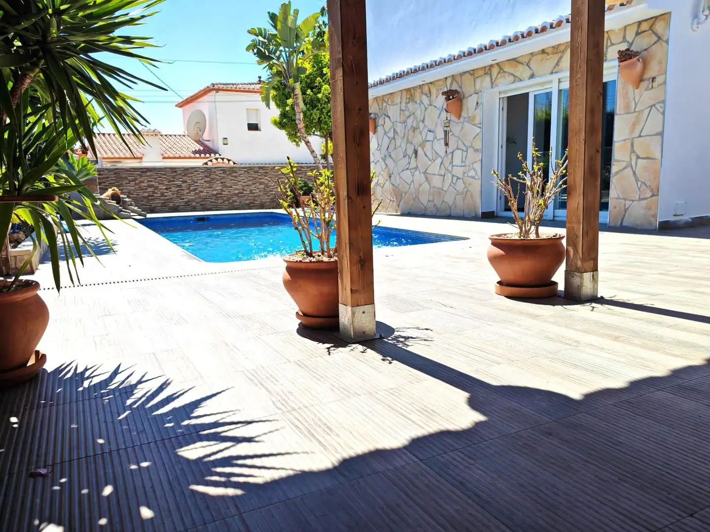 Piscina de Casa o xalet en venda en Calpe / Calp amb Aire condicionat, Calefacció i Jardí privat