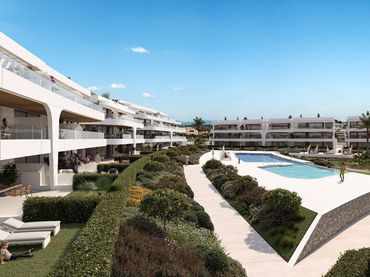 Apartament amb balcó en venda a Estepona Pueblo