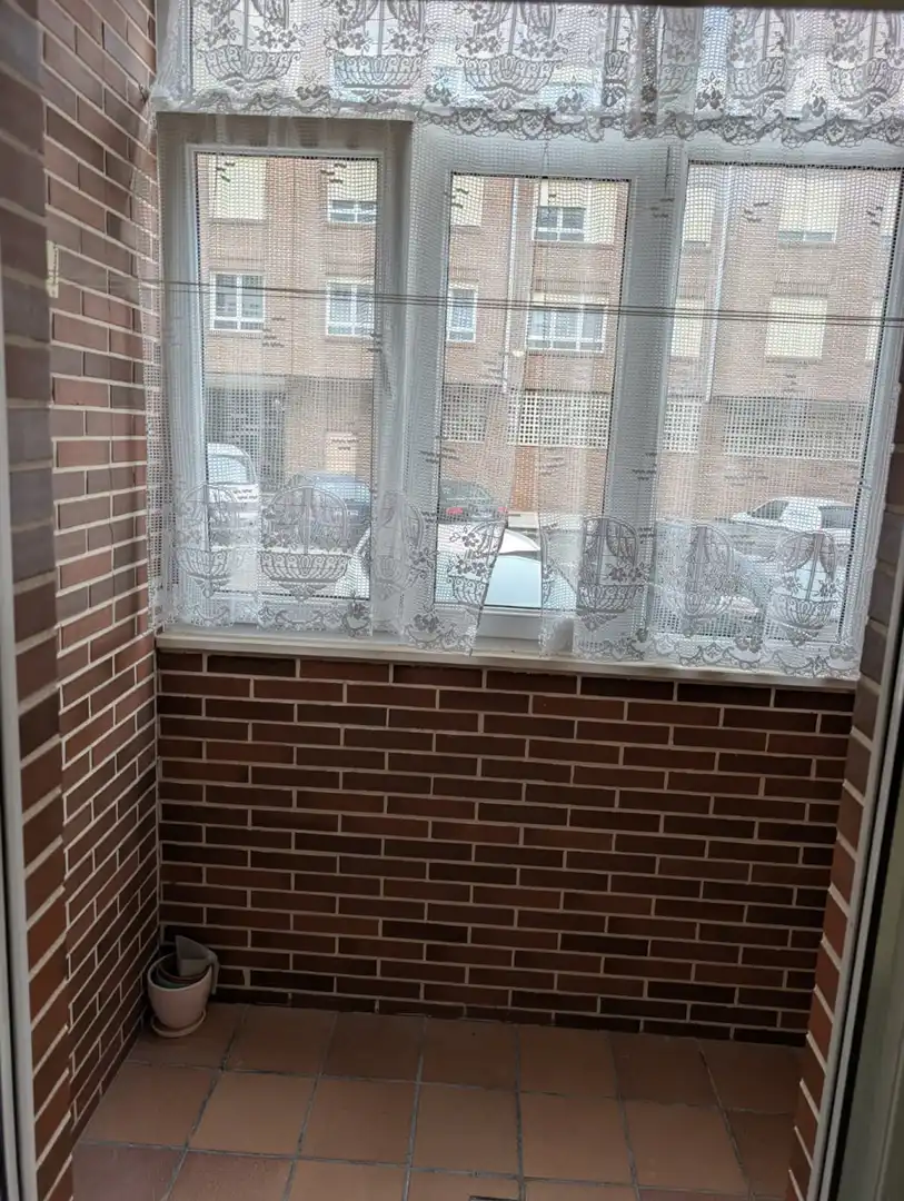 Balcony of Flat for sale in Palencia  with Heating, Parquet flooring and Storage room
