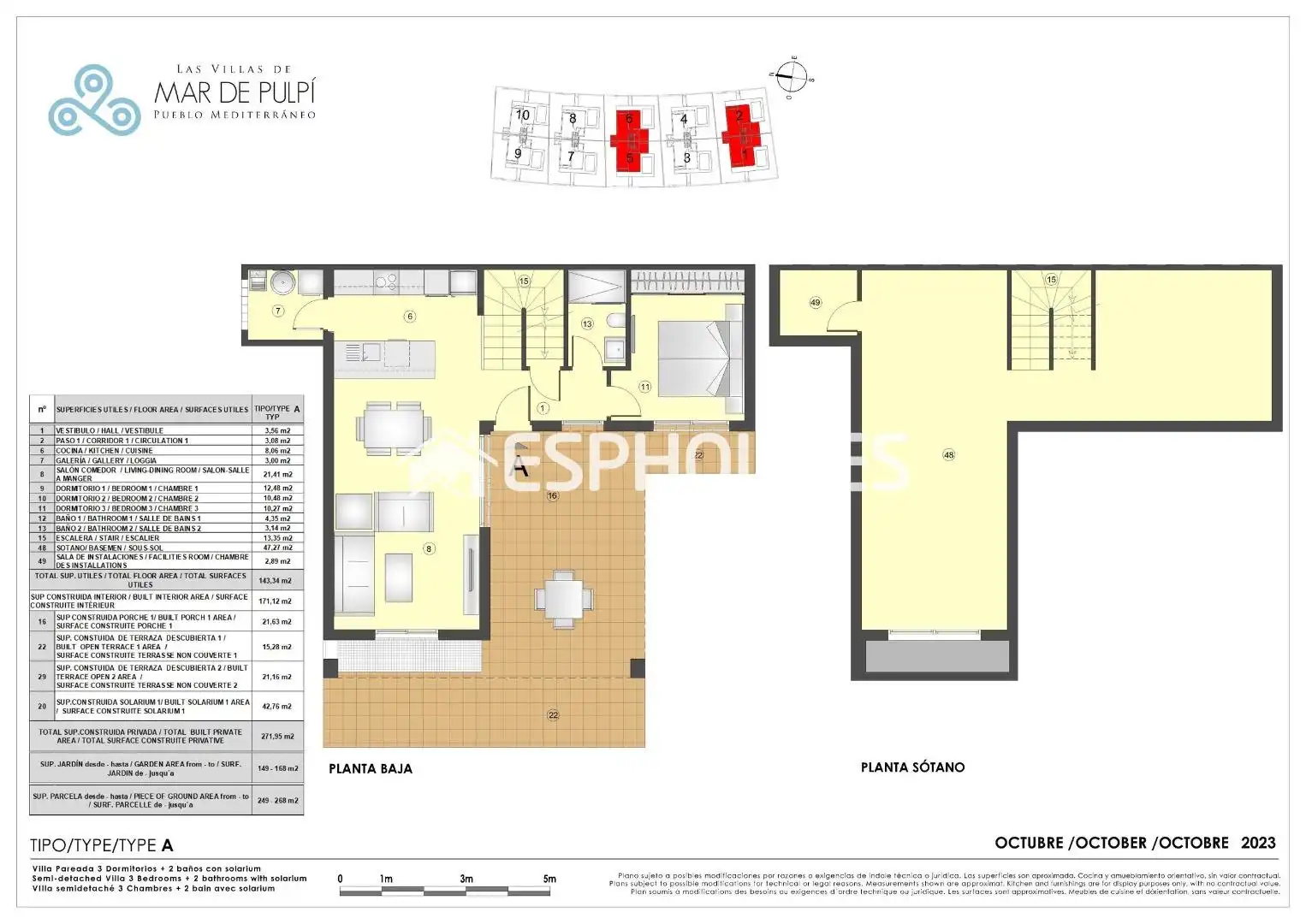 Maison mitoyenne avec terrasse à vendre à San Juan de los Terreros, imagen 14