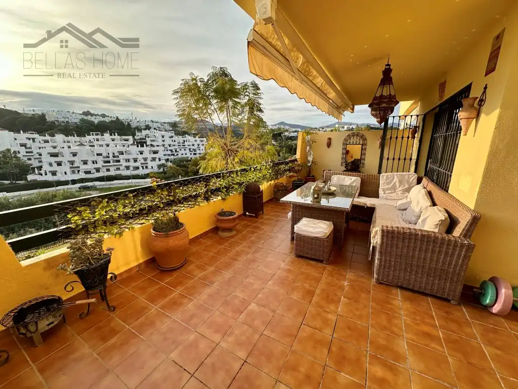 Terraza de Piso en venta en Estepona con Aire acondicionado, Terraza y Piscina