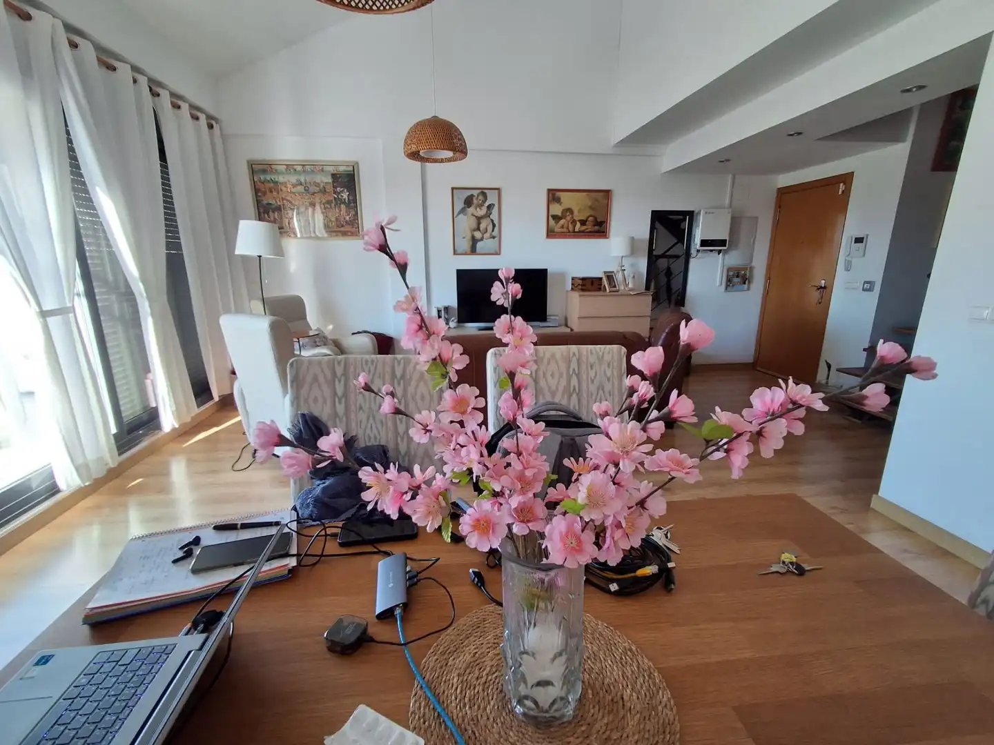 Sala de estar de Dúplex en venta en Alborache con Terraza