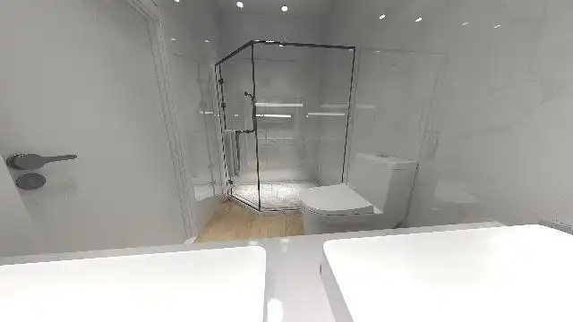 Bathroom of Duplexes for sale in L'Hospitalet de Llobregat  with Air Conditioner, Heating and Parquet flooring