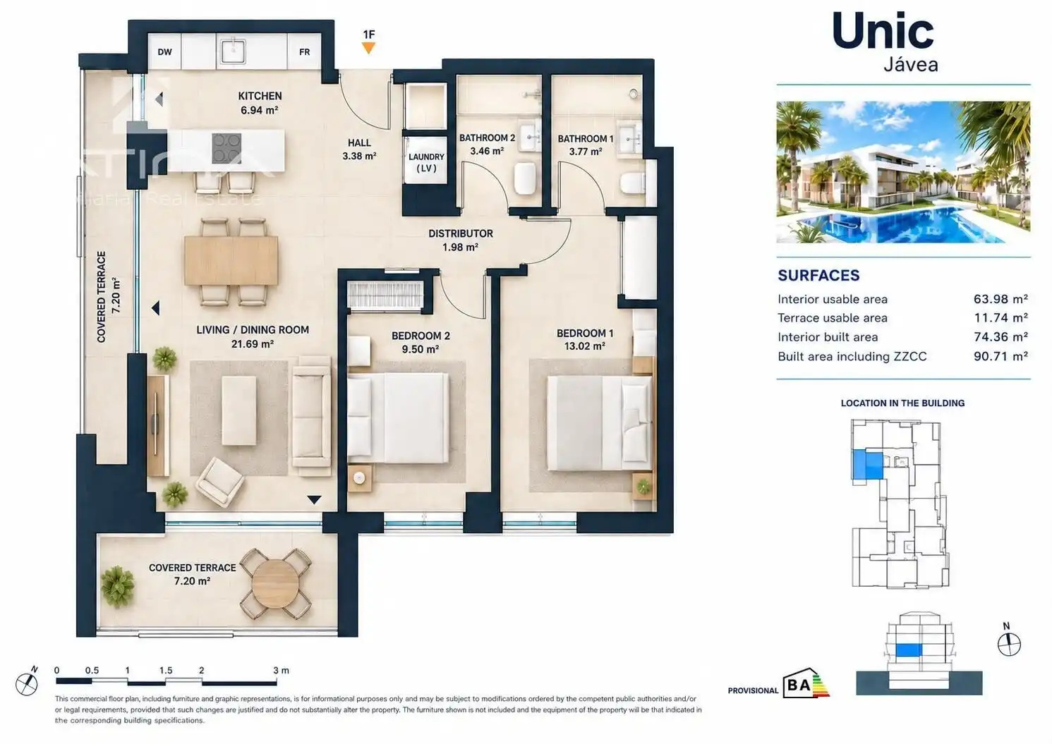 Apartament en venda a Jávea / Xàbia, Alicante