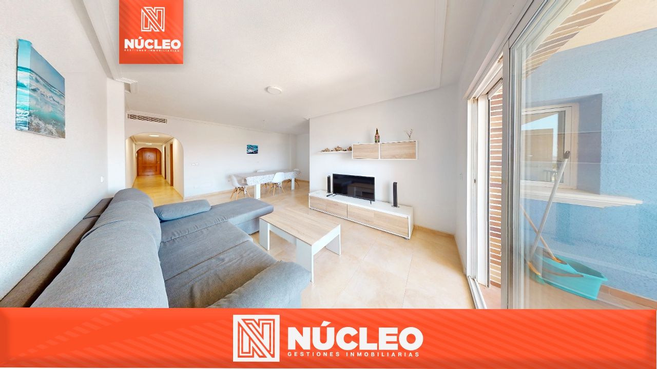 Living room of Apartment for sale in San Miguel de Salinas  with Air Conditioner, Terrace and Furnished