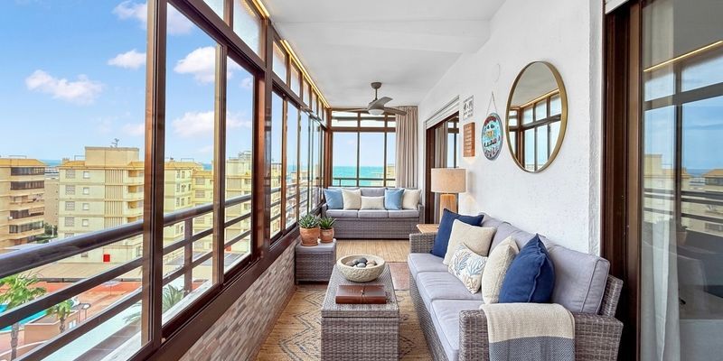 Terrasse von Wohnung zum Verkauf in Elche / Elx mit Klimaanlage, Terrasse und Möbliert