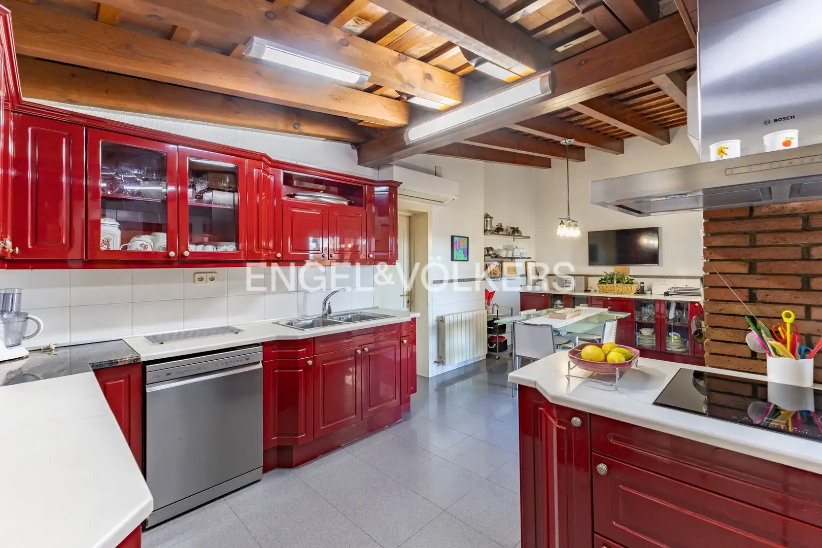 Kitchen of Houses for sale in Sant Celoni  with Air Conditioner, Heating and Private garden
