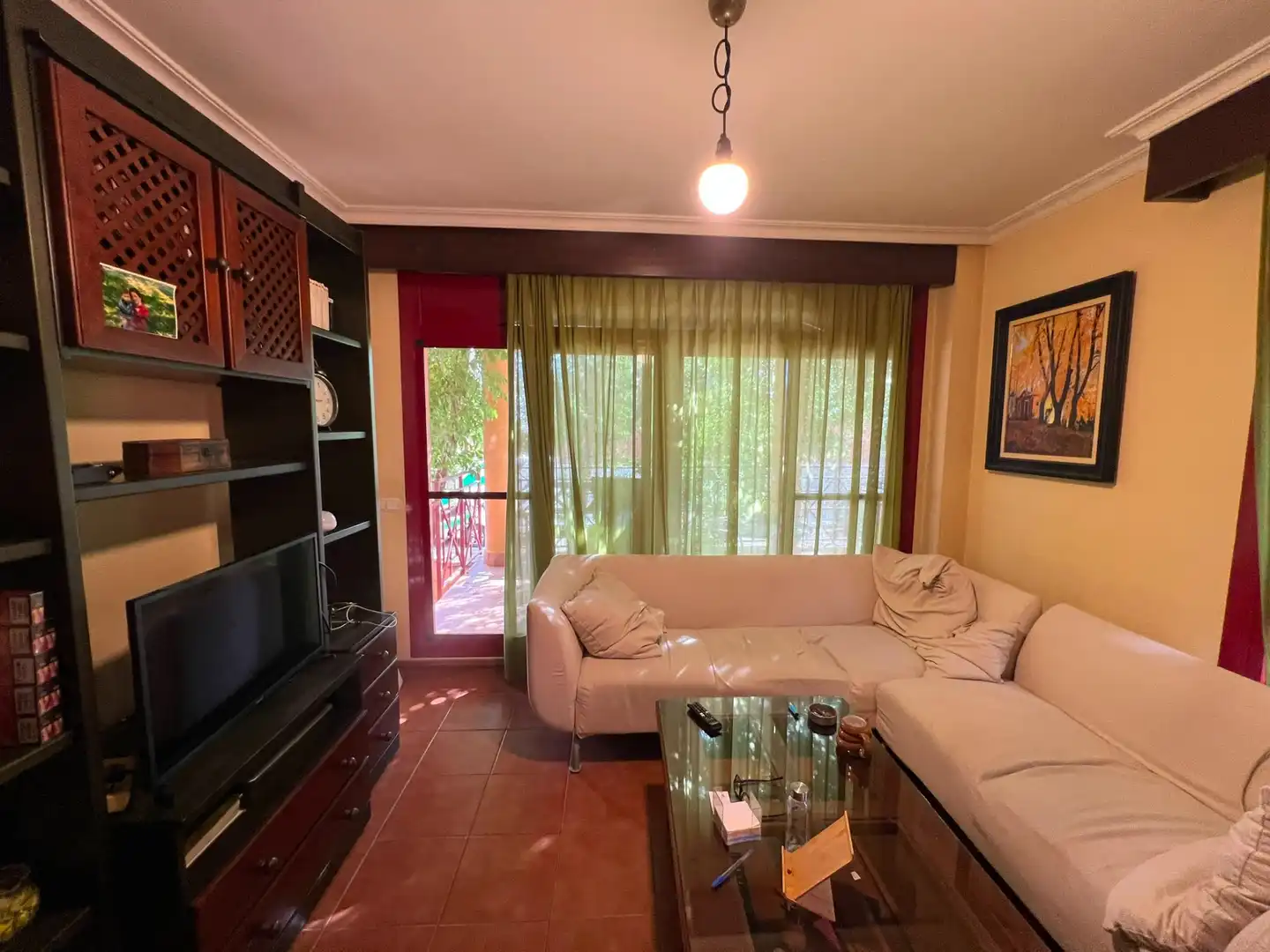 Sala d'estar de Casa adosada en venda en Cáceres