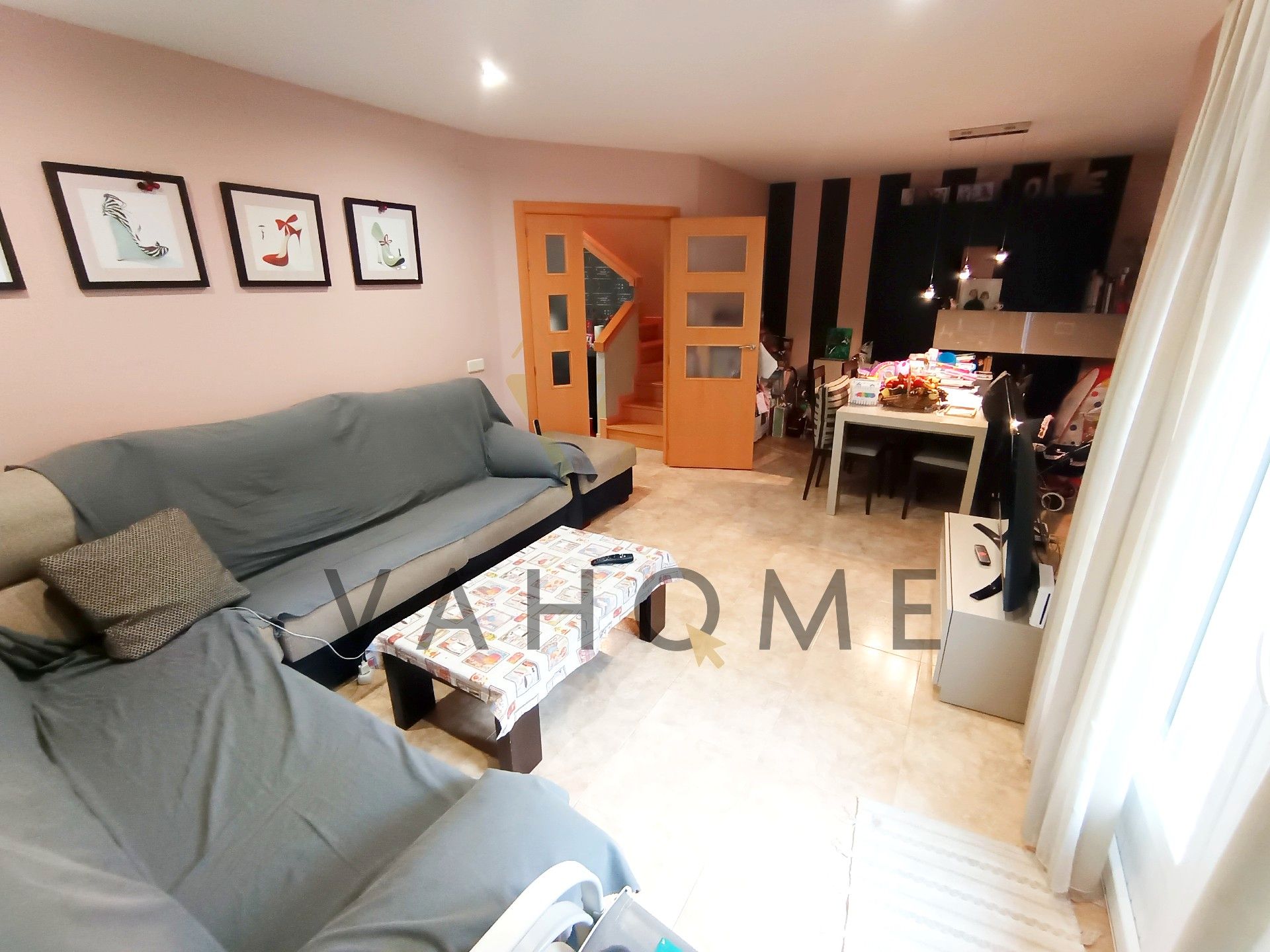 Living room of Single-family semi-detached for sale in Ocaña  with Heating, Private garden and Terrace