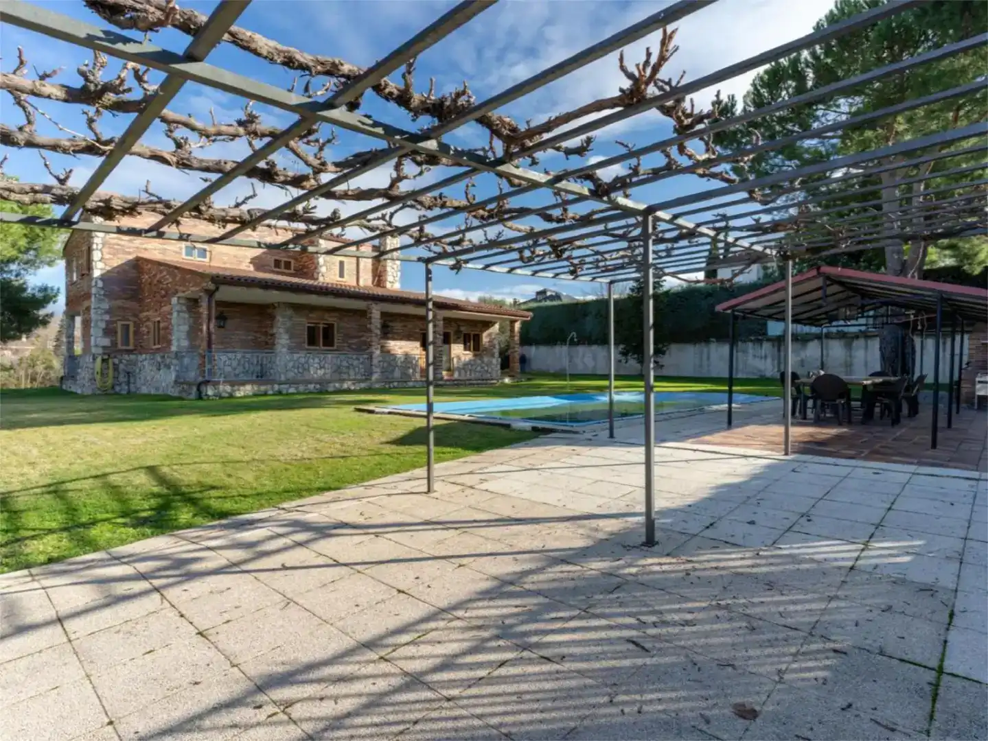 Terraza de Casa o chalet en venta en Tres Cantos con Piscina
