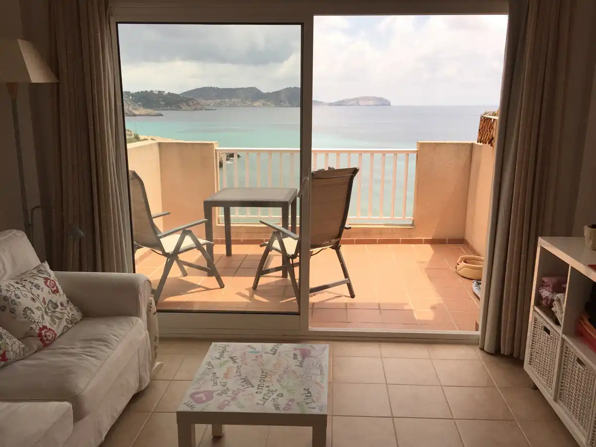Terraza de Apartamento en venta en Santa Eulària des Riu con Aire acondicionado, Terraza y Amueblado