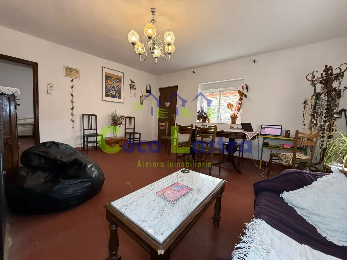 Sala de estar de Finca rústica en venta en Peñarandilla con Parquet, Terraza y Horno