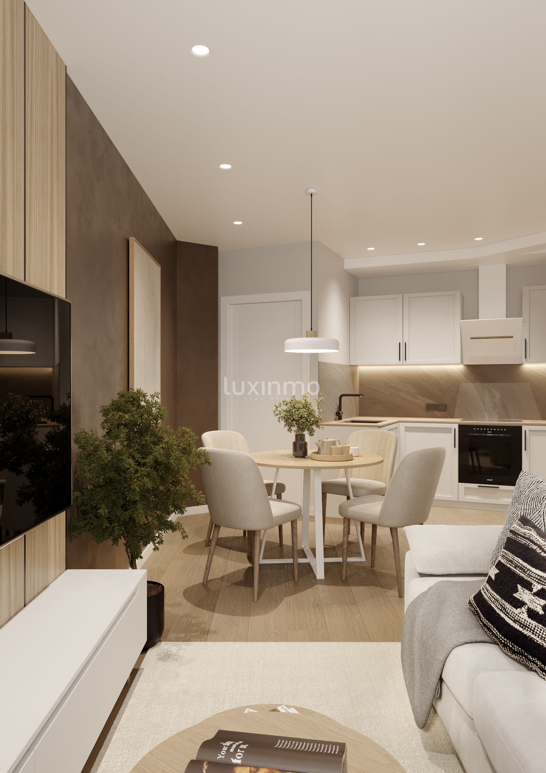 Kitchen of Flat for sale in Benidorm  with Air Conditioner, Terrace and Community pool