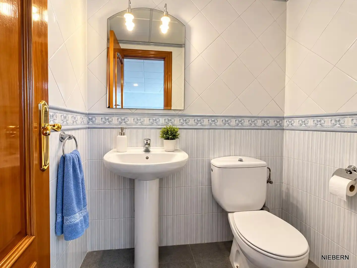 Baño de Casa o chalet en venta en Cartagena con Aire acondicionado, Jardín privado y Terraza