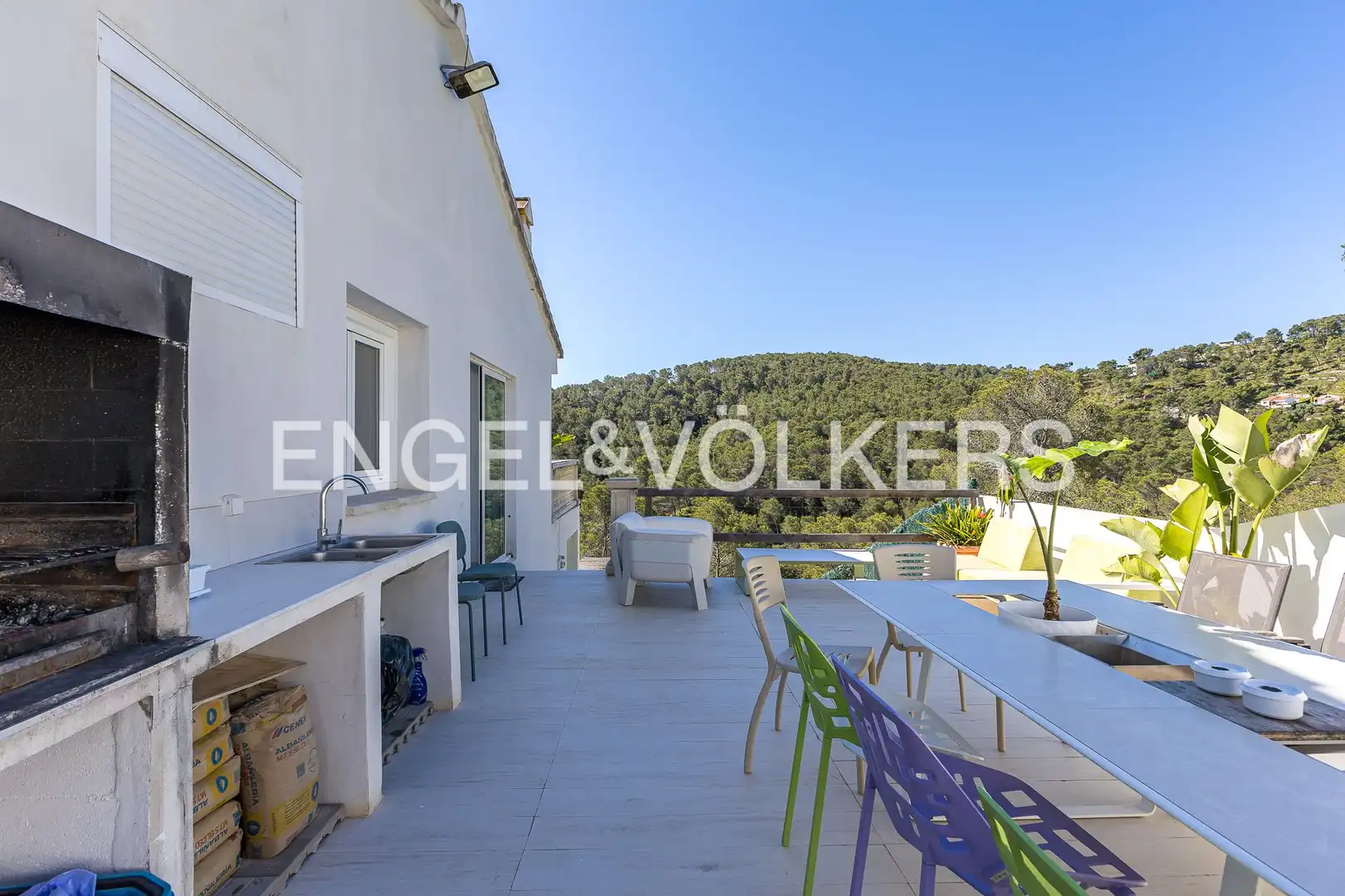 Terrassa de Casa o xalet en venda en Sant Pere de Ribes amb Aire condicionat, Calefacció i Jardí privat