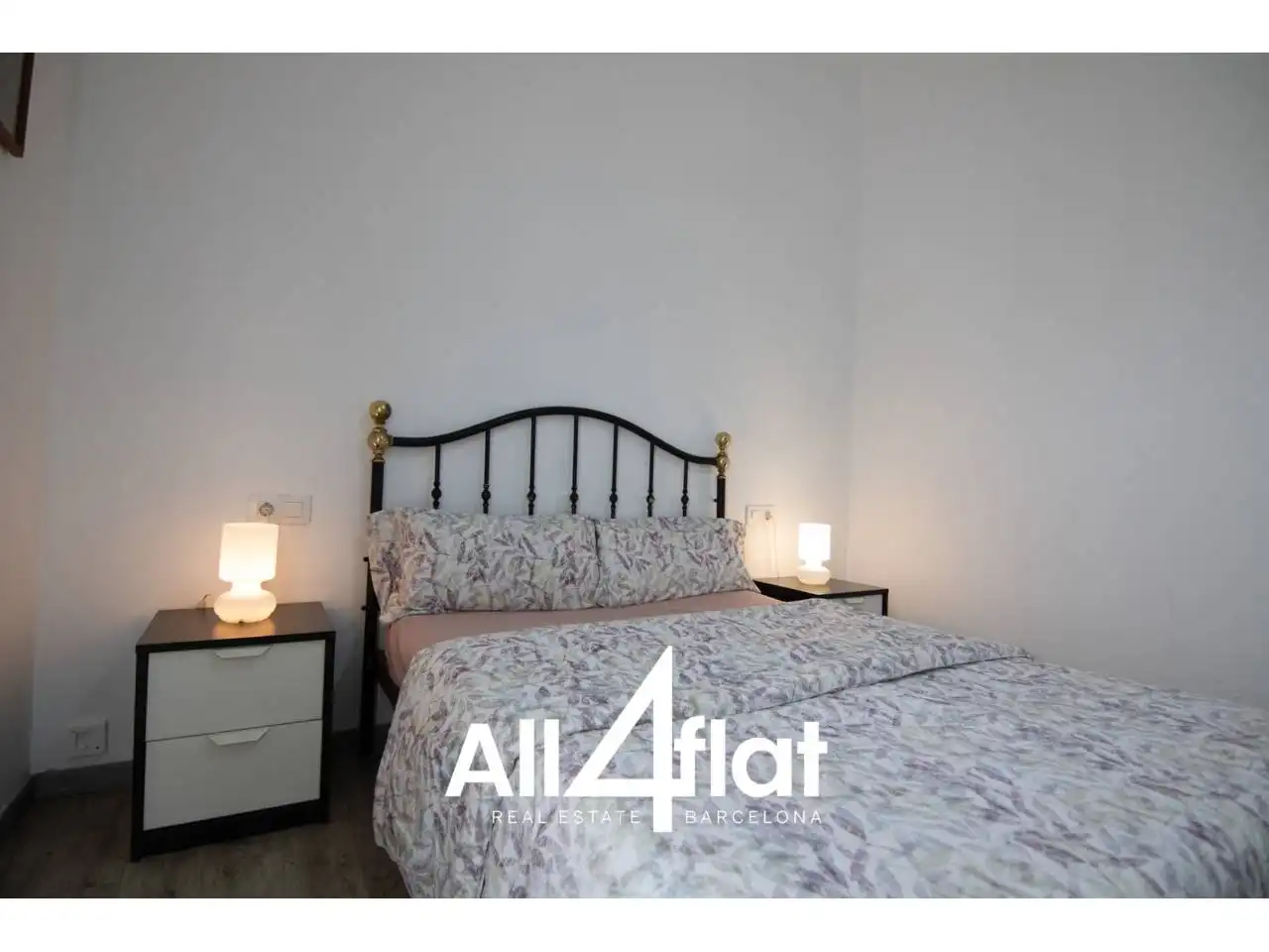 Bedroom of Flat for rent in Barcelona  with Furnished and Balcony