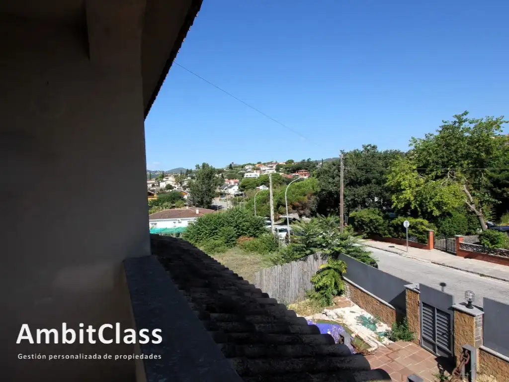 Terraza de Casa o chalet en venta en Bigues i Riells del Fai con Jardín privado, Terraza y Piscina