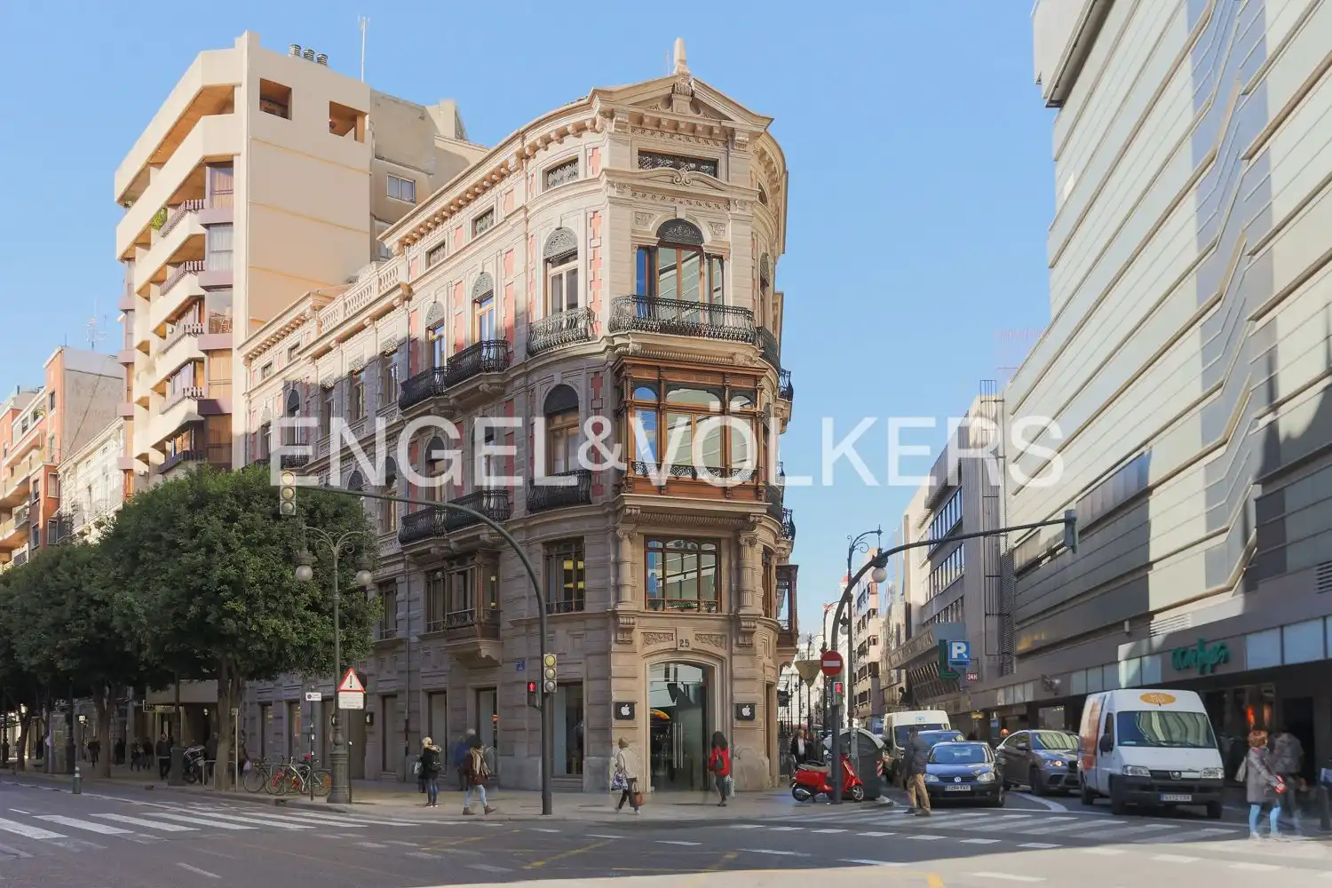 Exterior view of Flat for rent in Valencia  with Air Conditioner, Heating and Parquet flooring
