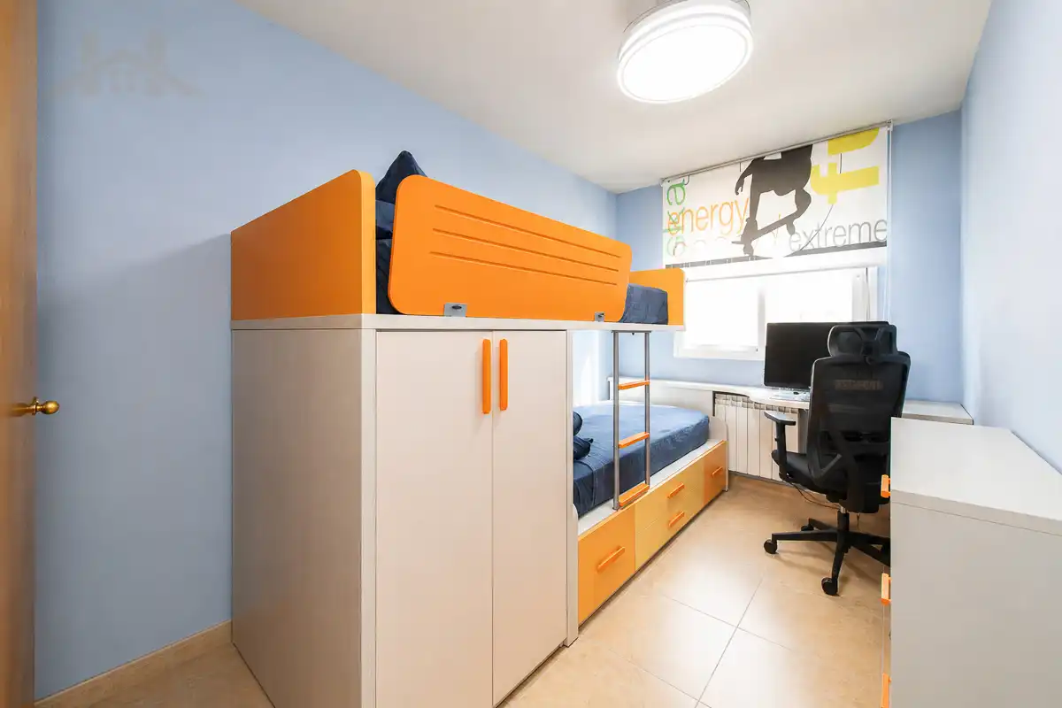 Schlafzimmer von Wohnung zum Verkauf in Leganés mit Klimaanlage, Heizung und Abstellraum