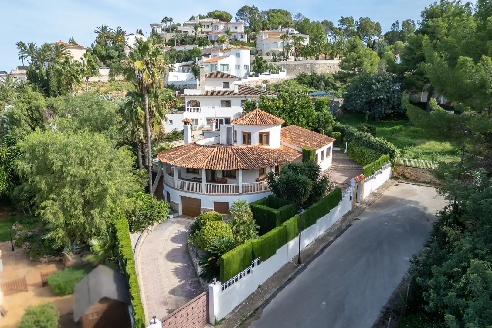 Vista exterior de Casa o chalet en venta en Dénia con Aire acondicionado, Calefacción y Jardín privado