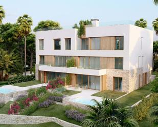 Exterior view of Duplex for sale in Santa Eulària des Riu  with Air Conditioner, Terrace and Swimming Pool