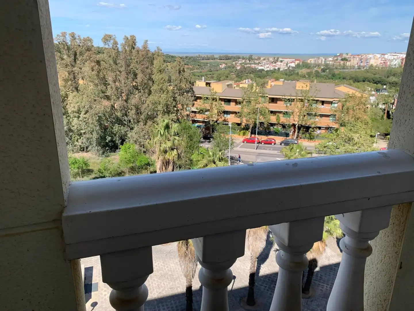 Terraza de Dúplex de alquiler en Cáceres con Calefacción