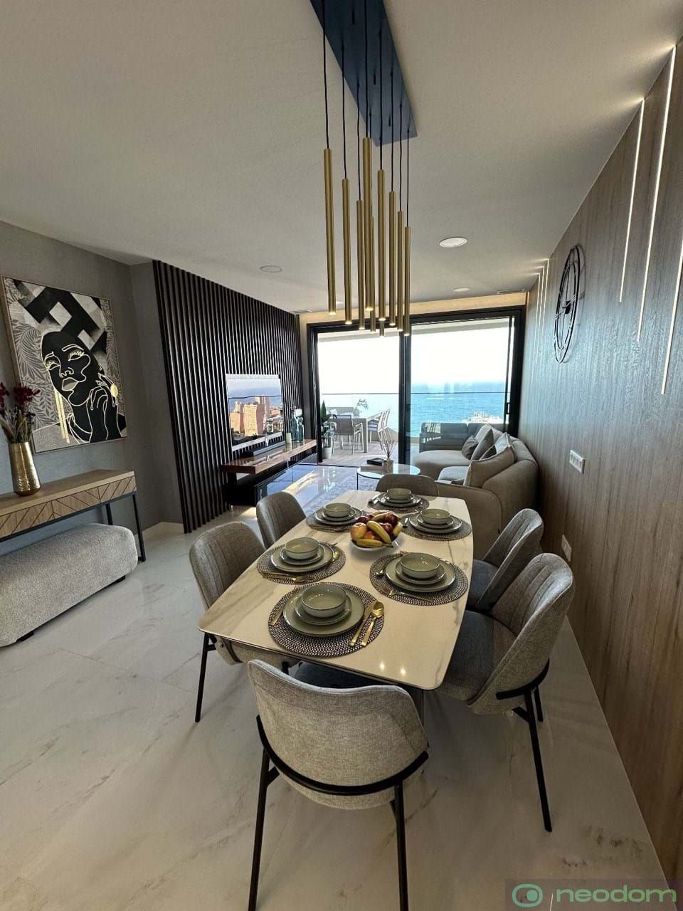 Dining room of Flat to rent in Benidorm  with Air Conditioner, Terrace and Swimming Pool