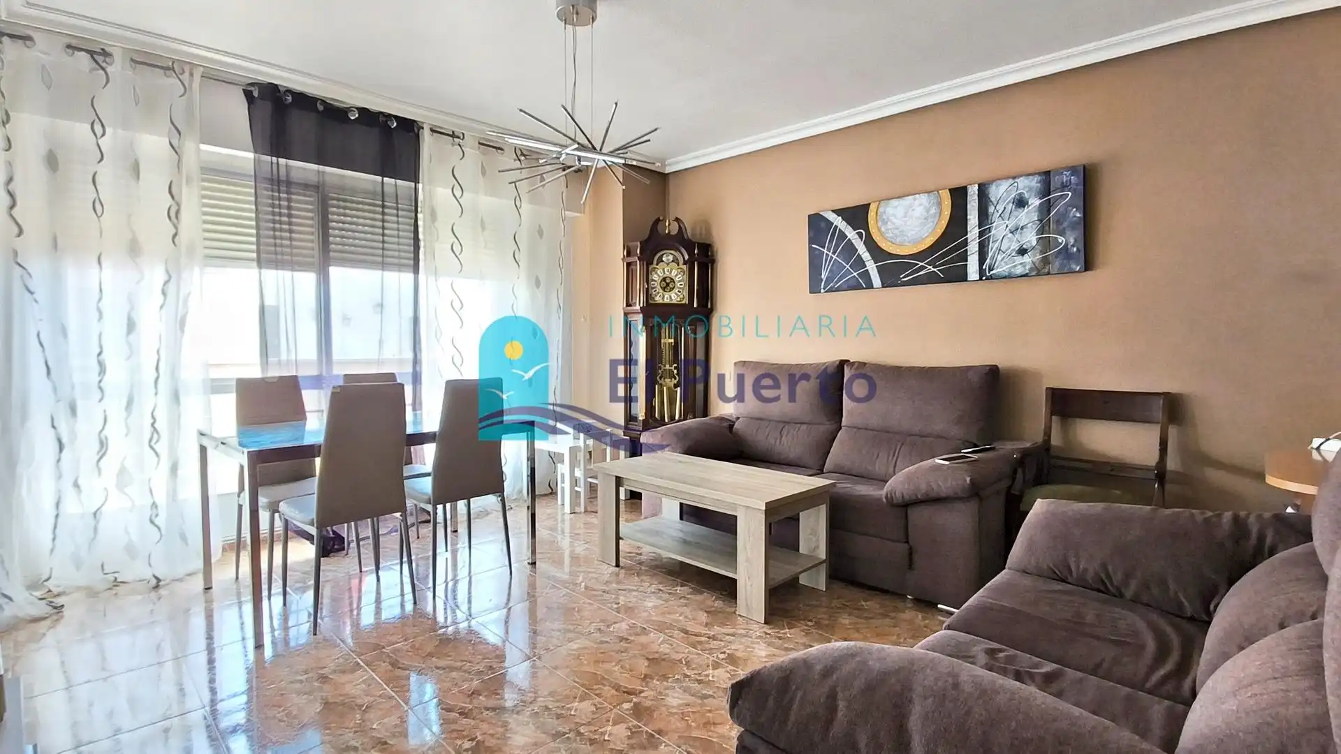 Sala de estar de Ático en venta en Águilas con Aire acondicionado, Calefacción y Trastero