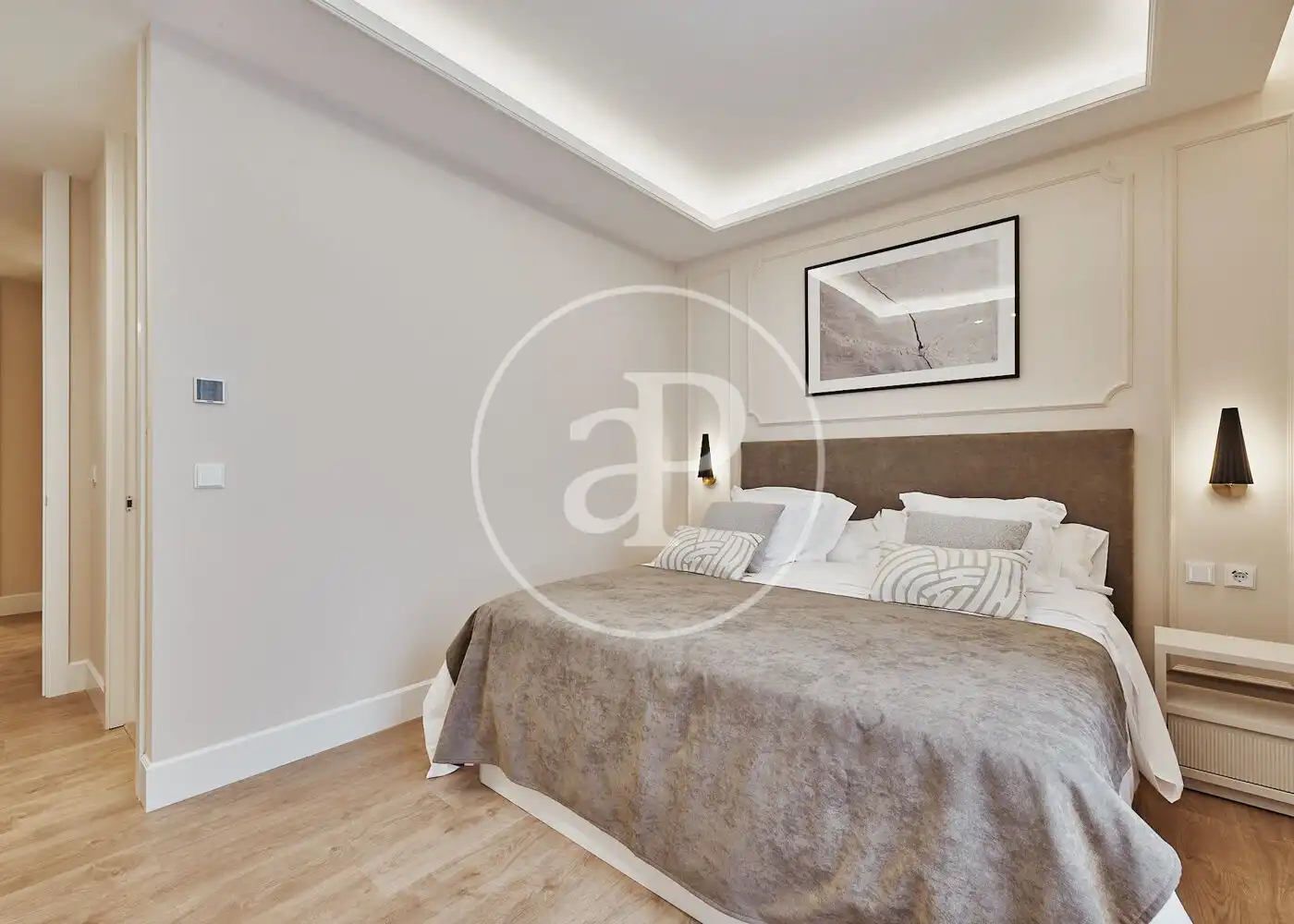 Schlafzimmer von Wohnung zum Verkauf in Madrid mit Klimaanlage, Heizung und Terrasse