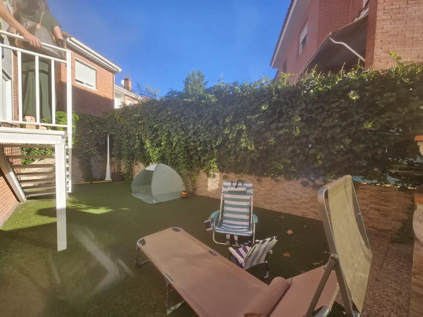 Jardí de Casa adosada en venda en Colmenar Viejo amb Jardí privat
