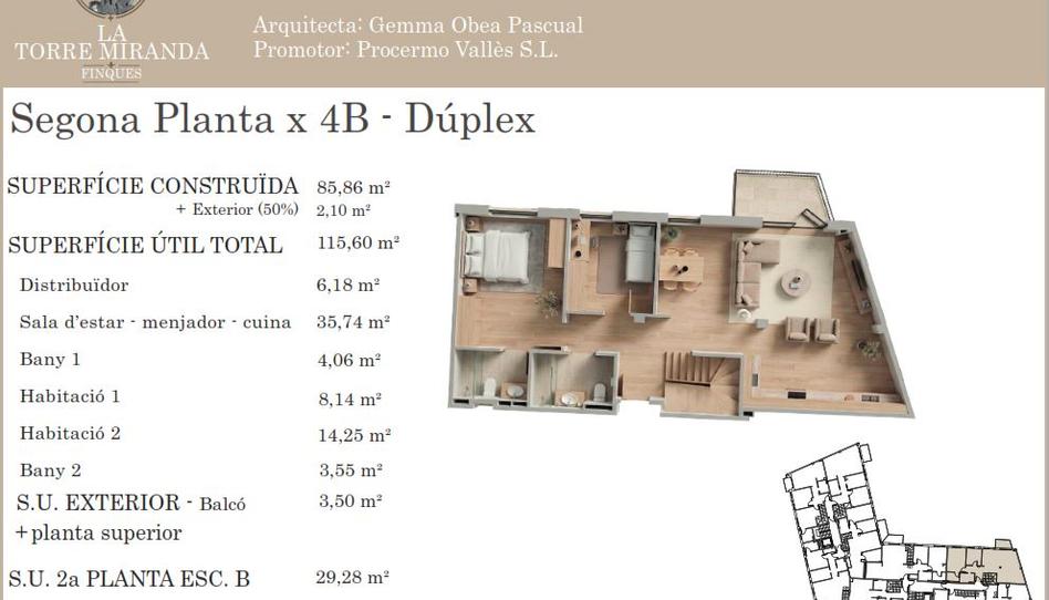 Foto 1 de Pis en venda a Carrer Montseny, 19, Llinars del Vallès, Barcelona