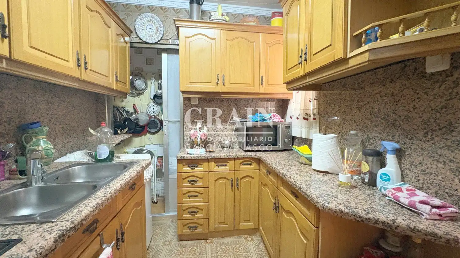 Cuina de Pis en venda en Albacete amb Calefacció, Moblat i Balcó