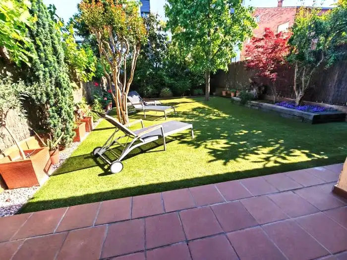 Terraza de Casa adosada en venta en Lliçà d'Amunt con Aire acondicionado, Calefacción y Jardín privado