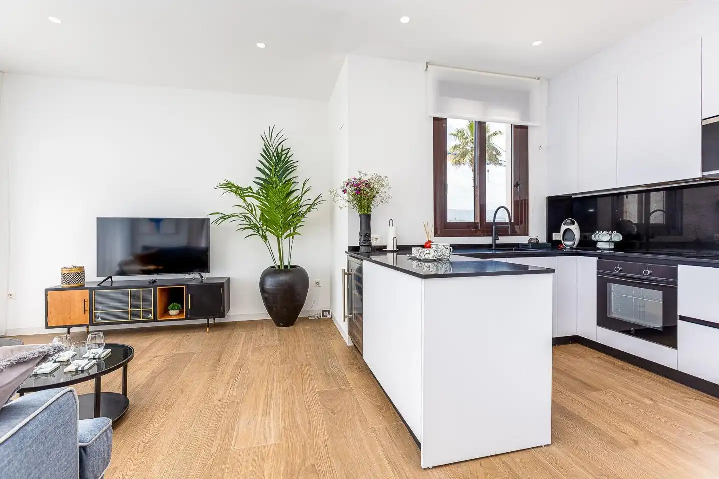 Cocina de Casa o chalet en venta en Finestrat con Jardín privado, Terraza y Piscina