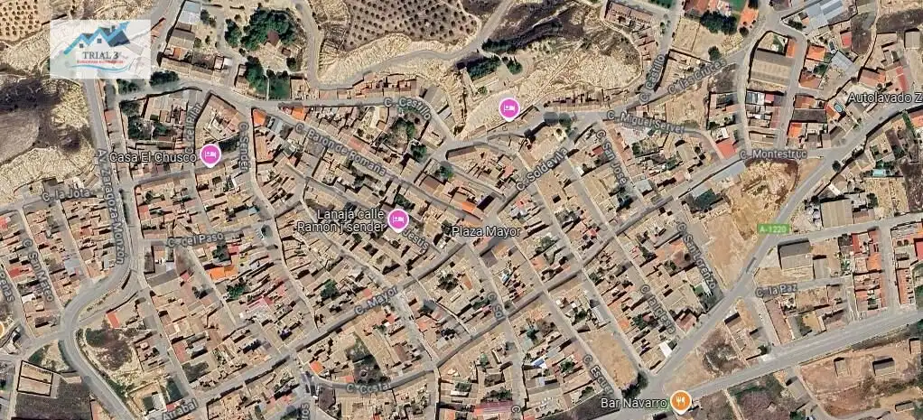 Vista exterior de Casa o xalet en venda en Lanaja amb Terrassa