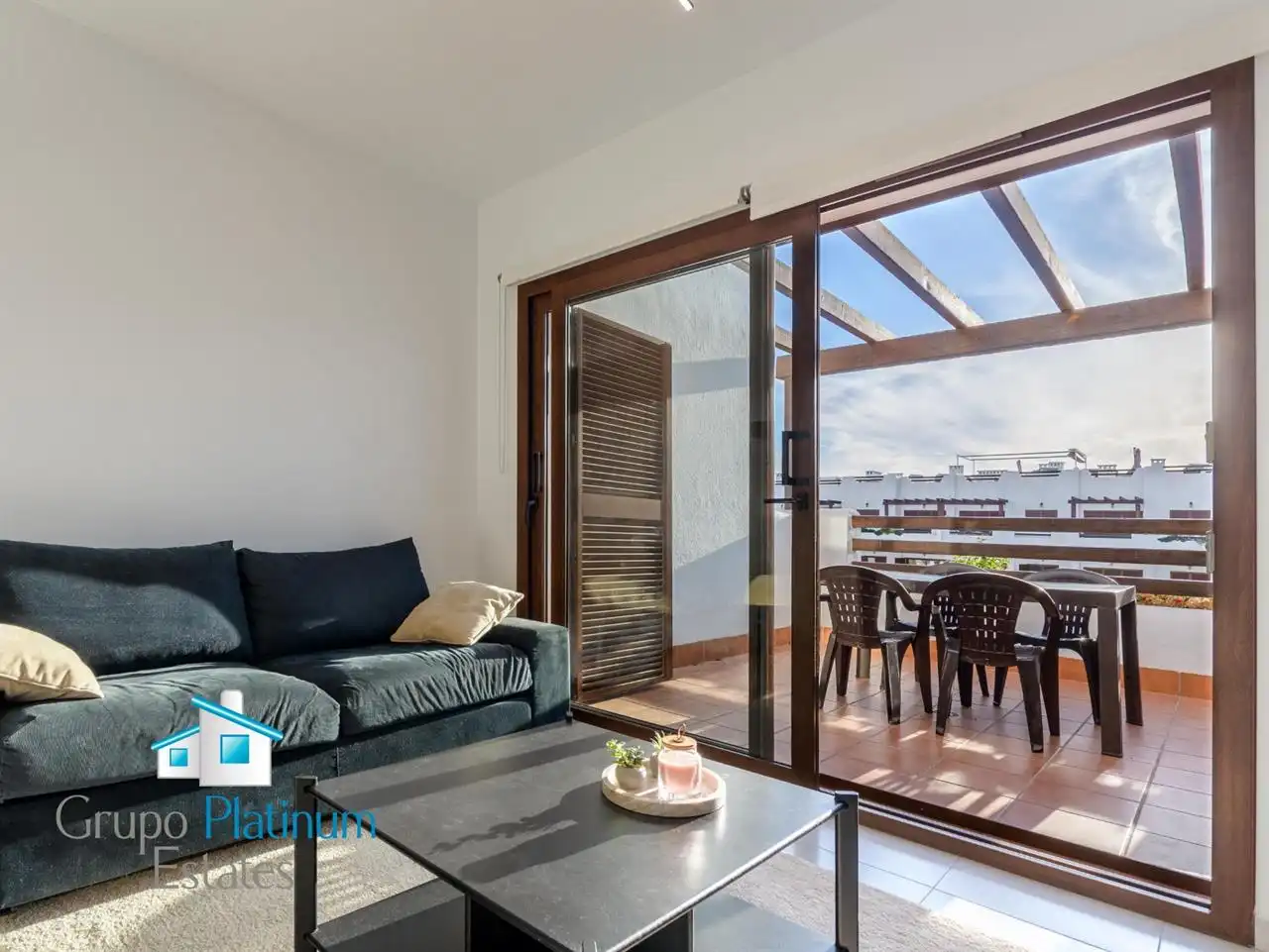 Sala d'estar de Àtic en venda en Pulpí amb Aire condicionat, Terrassa i Traster