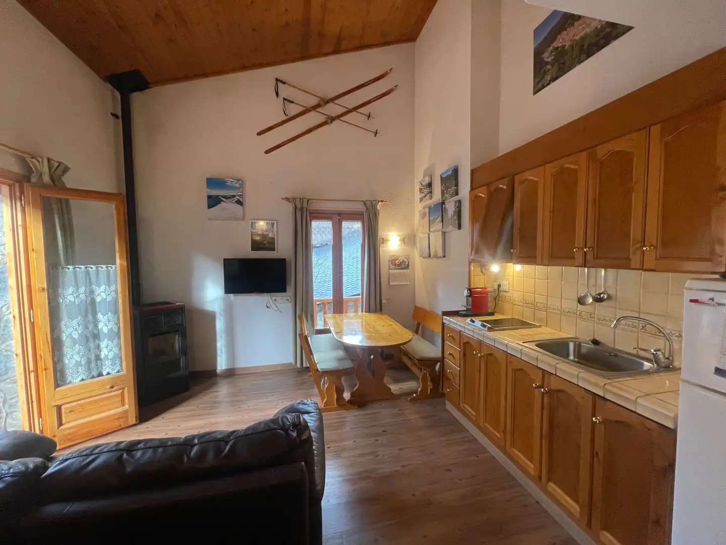 Sala d'estar de Àtic en venda en Setcases amb Calefacció, Parquet i Traster