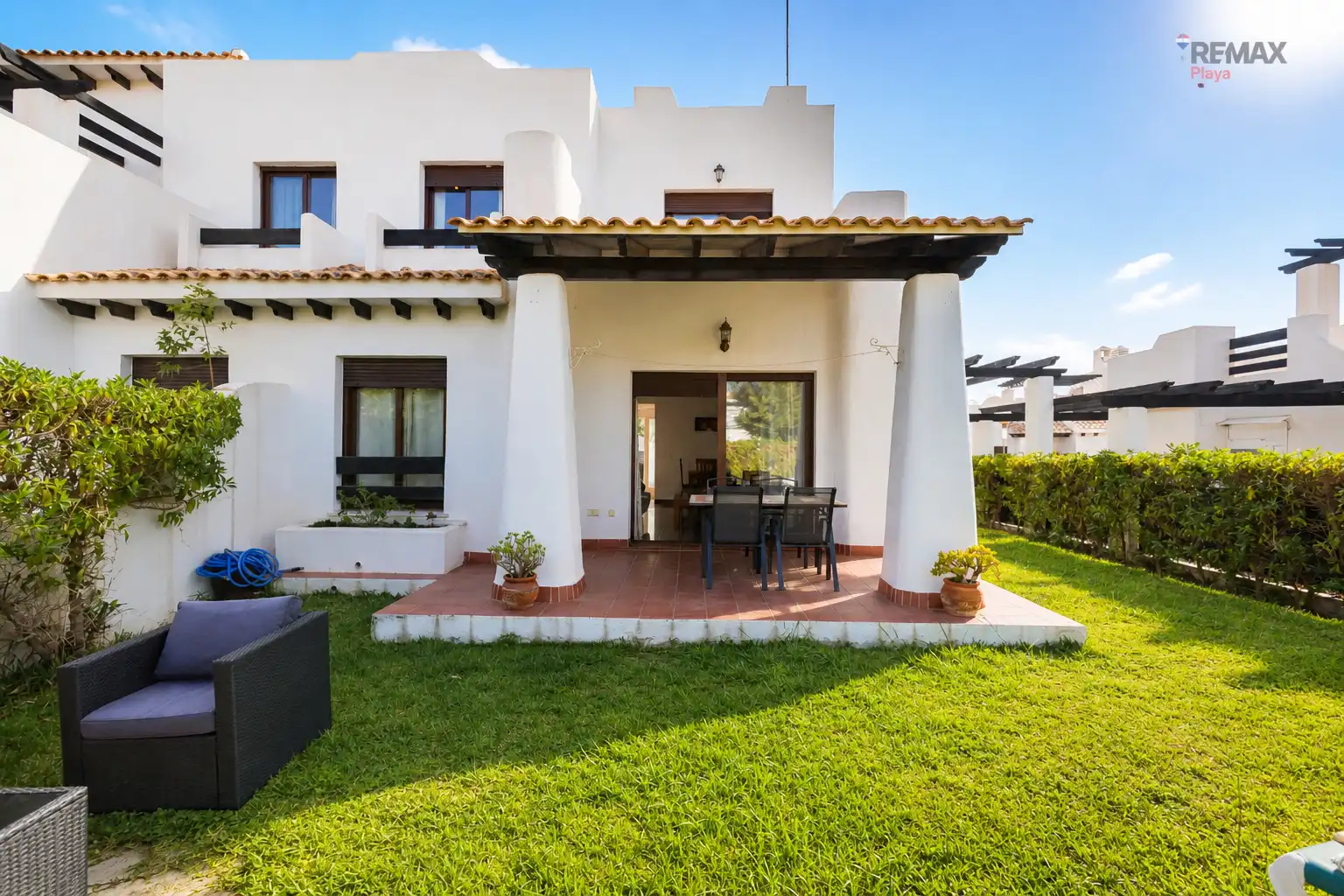 Exterior view of Detached homes for sale in Vera  with Air Conditioner, Private garden and Terrace
