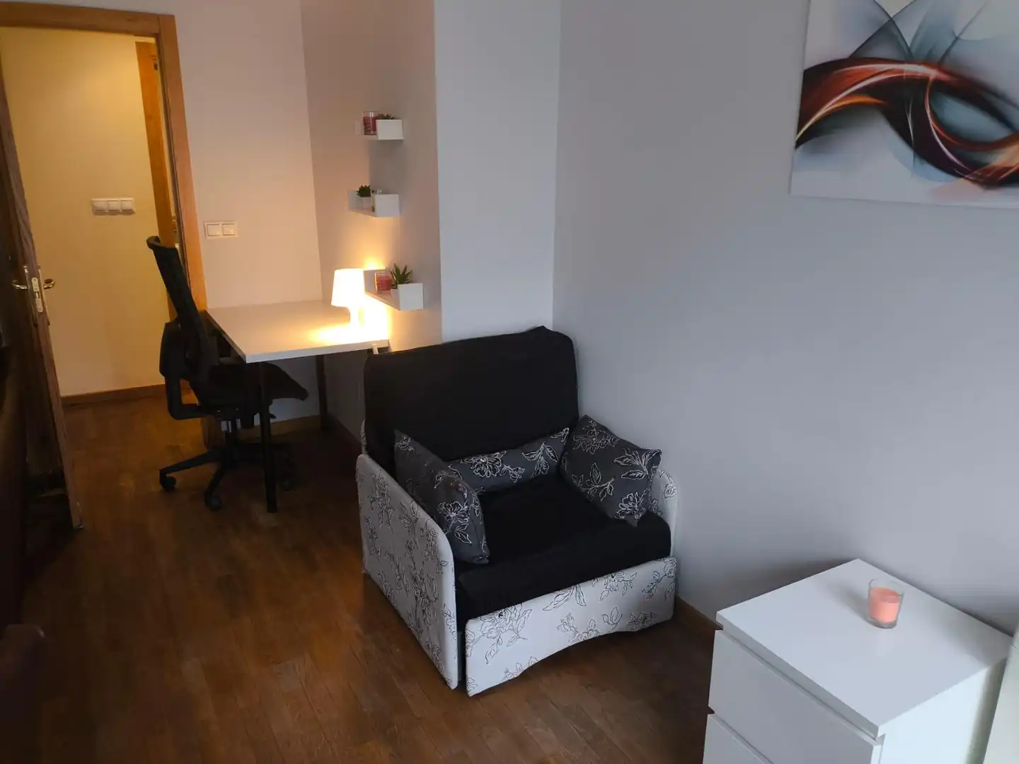 Bedroom of Flat for rent in Arteixo  with Heating, Storage room and Furnished