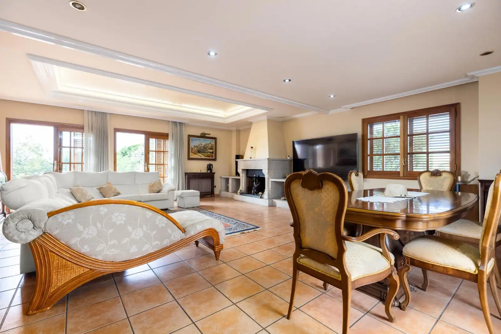 Sala d'estar de Casa o xalet en venda en Mataró amb Terrassa i Piscina