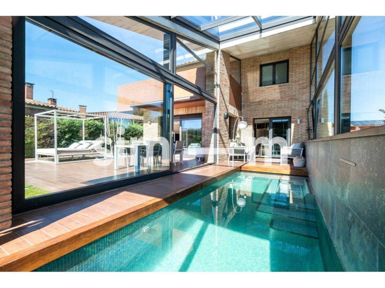 Piscina de Casa o xalet en venda en Gurb amb Aire condicionat, Calefacció i Jardí privat