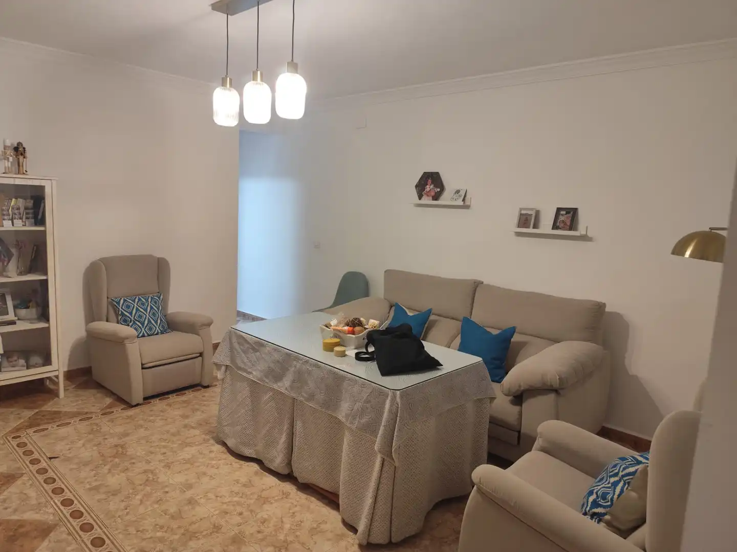 Sala d'estar de Pis en venda en Zafra amb Aire condicionat, Moblat i Balcó