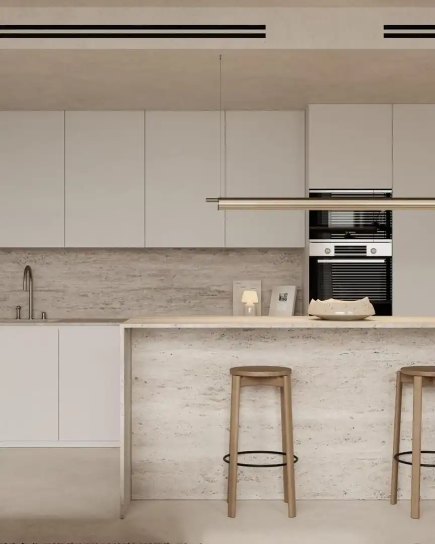 Cuina de Apartament de lloguer en Marbella amb Aire condicionat, Calefacció i Terrassa