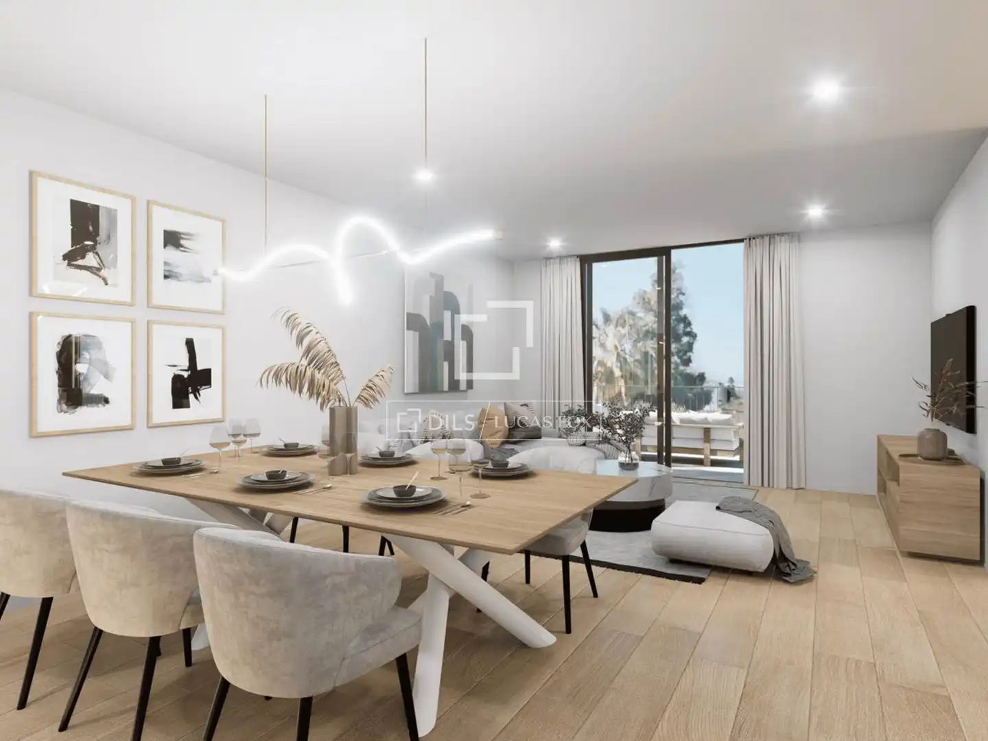 Living room of Houses for sale in Marratxí  with Air Conditioner, Private garden and Swimming Pool