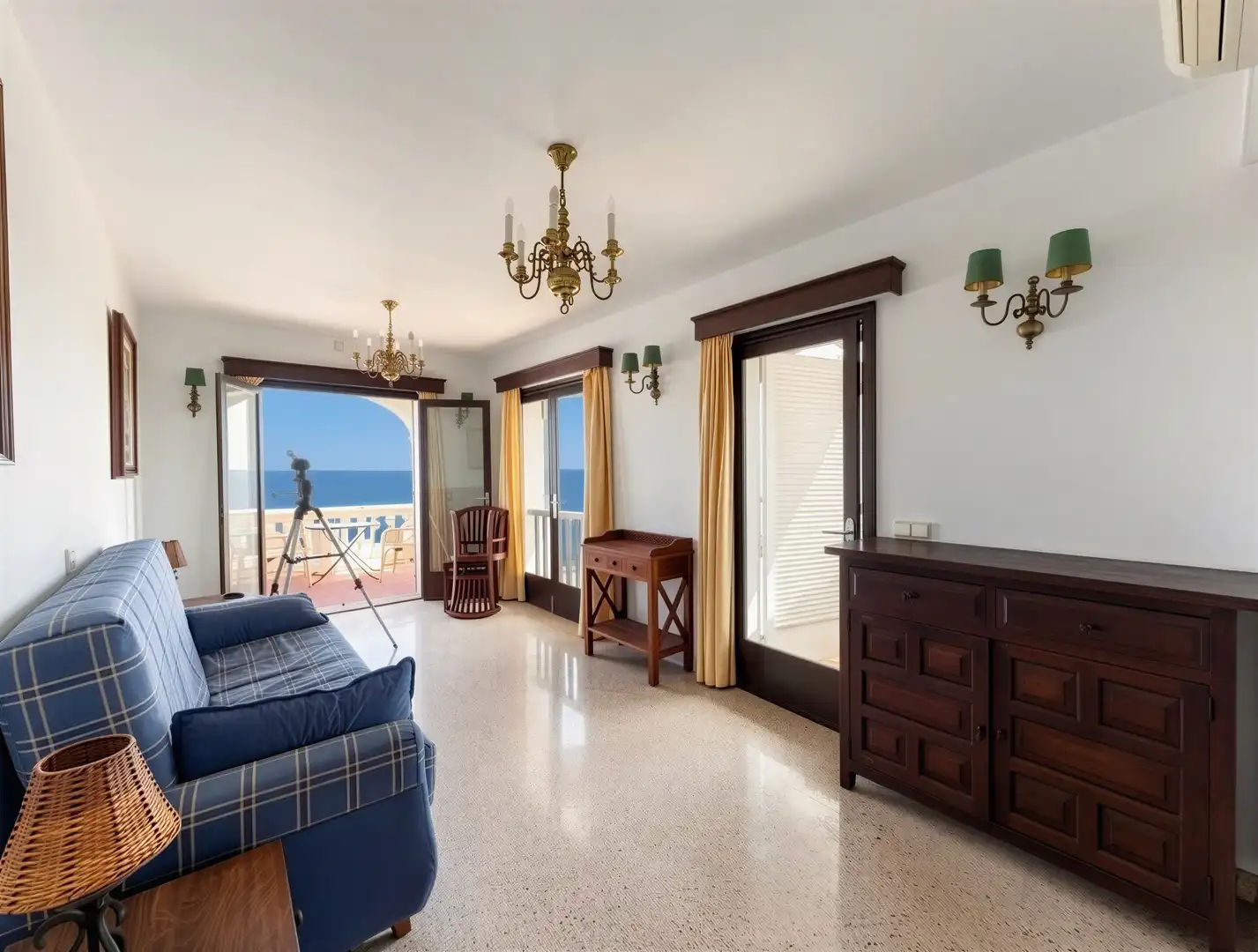 Sala de estar de Finca rústica en venta en Felanitx con Aire acondicionado, Calefacción y Terraza