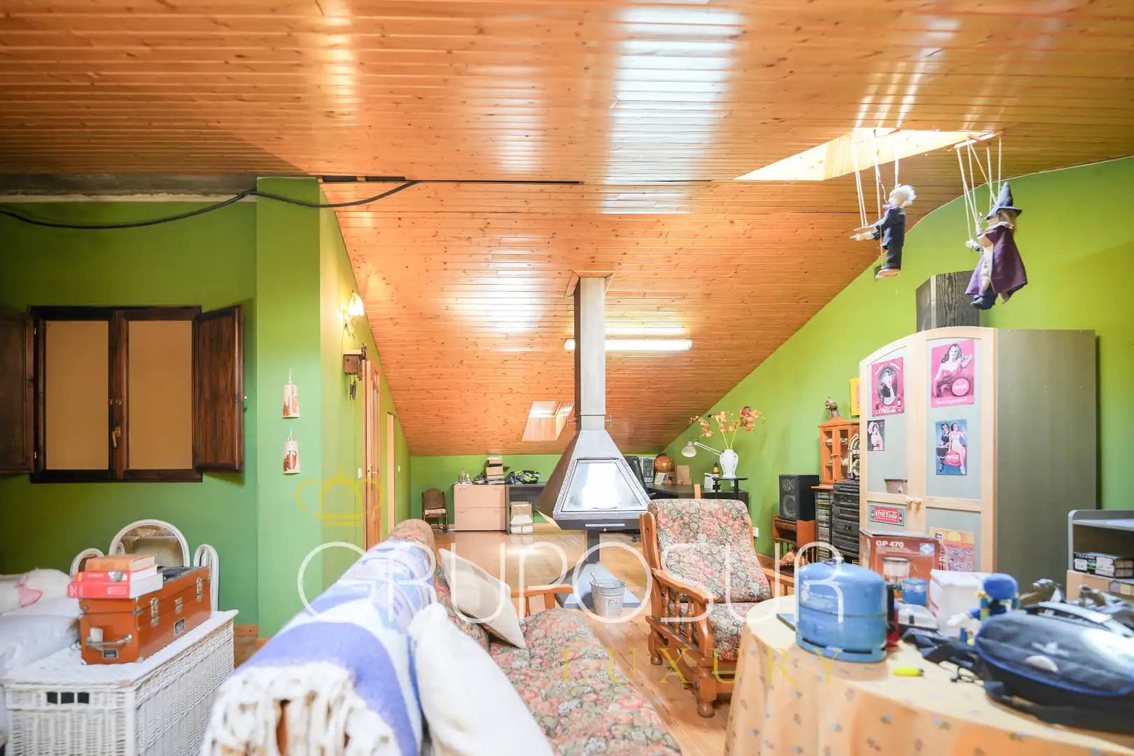 Sala de estar de Casa adosada en venta en La Flecha - Monasterio del Prado