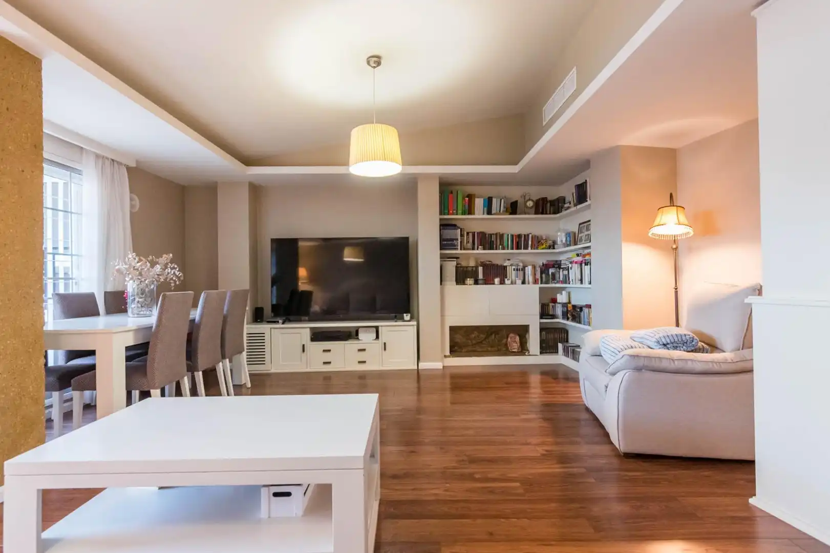Living room of Attic for sale in Murcia  with Heating, Parquet flooring and Terrace