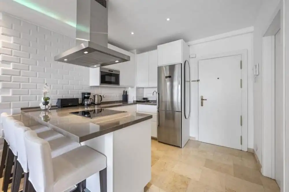 Cuina de Apartament de lloguer en Nueva Andalucía